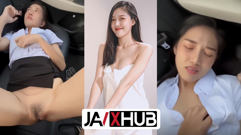 คลิปหลุดนักศึกษา น้องดรีม เงี่ยนหีทนไม่ไหวเลยแวะจอดข้างทางจัดหนักขย่มควยในรถคาชุด
