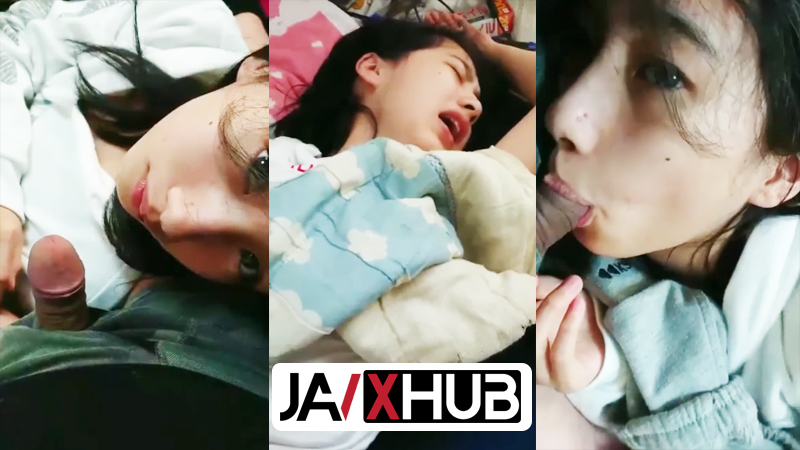 คลิปหลุดทางบ้าน นอนให้แฟนอมควยเล่นๆ สาวโคตรน่ารัก ถึงจะหัดอม แต่ด้วยความน่ารัก ผัวเลยให้อมจนแตก แล้วจกหีซะครางลั่นบ้าน