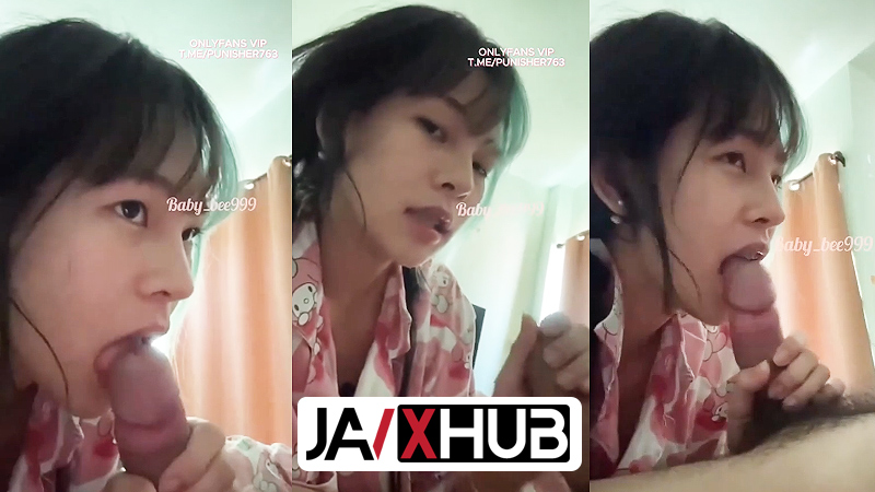 คลิปหลุด น้องบี baby_bee999 ดาวทวิตเตอร์ เล่นเสียวตอนเช้า ตื่นมาดูดควย Onlyfans เลียหัวควยจนเสียว ก่อนจะชักจนแตกคาปาก